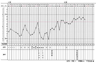 基礎体温グラフ
