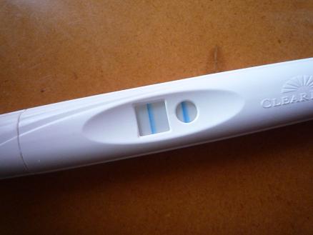 妊娠検査薬の陽性