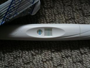 妊娠検査薬の陽性