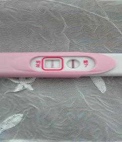 妊娠検査薬の陽性