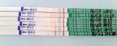 妊娠検査薬の陽性