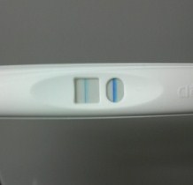妊娠検査薬の陽性